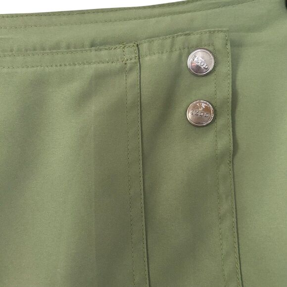 Izod Cool FX Green White Golf Polo Top L Skort 10 Women’s Activewear Set - Picture 4 of 12
